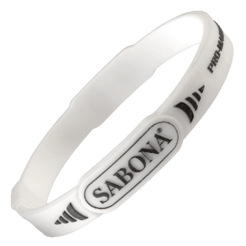 Pro-Magnetic Sport White Wristband