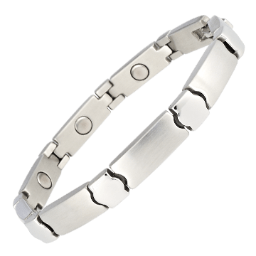 Stainless Elegance Magnetic Bracelet