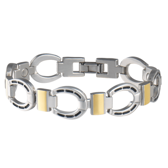 Men's Horseshoe Duet Magnetic Bracelet