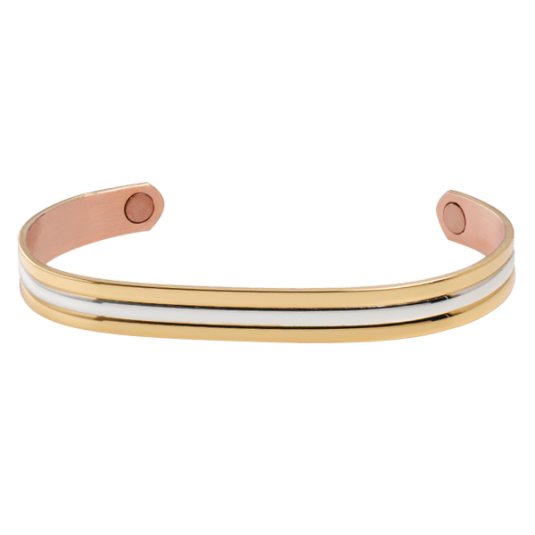 Gold/Silver Classic Duet Magnetic Bracelet 