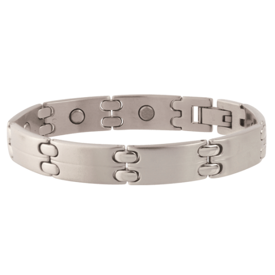 Executive Sport Silver Magnetic Bracelet 