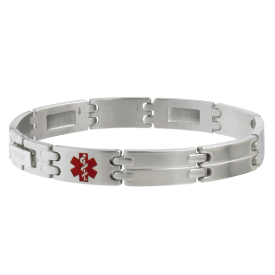 Stainless MyConditions Medical ID Bracelet